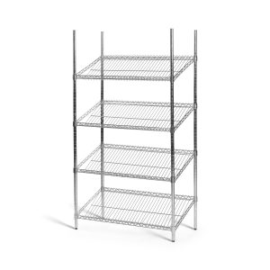 Large Chrome Literature Rack