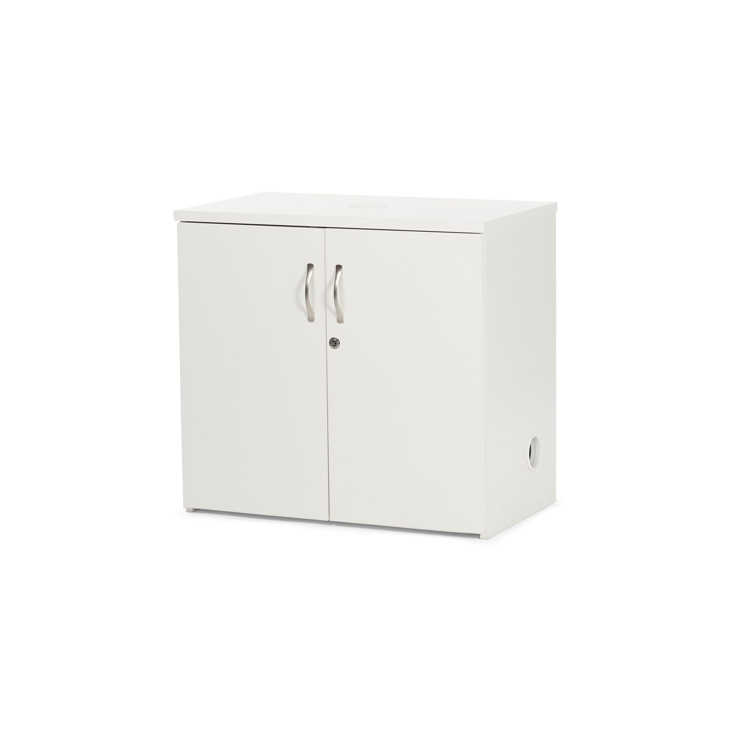 Low Pure Cupboard with Cable Management 1 Low Pure Cupboard with Cable Management