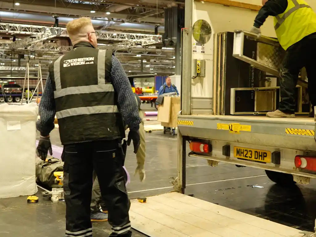 Exhibition stand installation